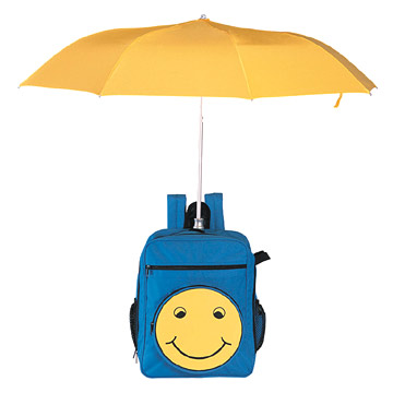 Backpack & Umbrellas